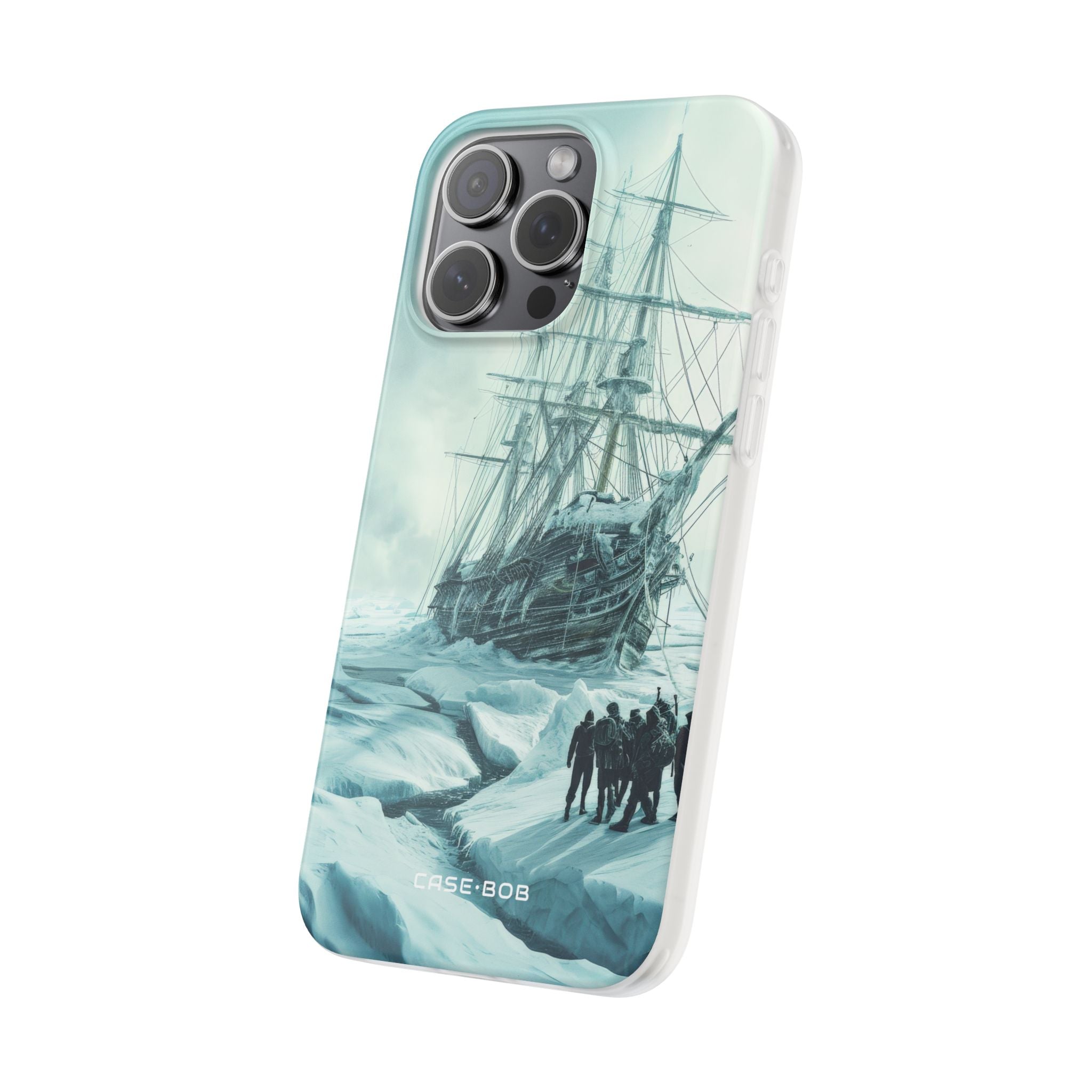 Icebound Ship iPhone 15 Pro Max Case - Soft