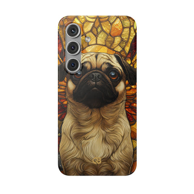 Amber Pug Divinity · Soft Phone Case for Samsung