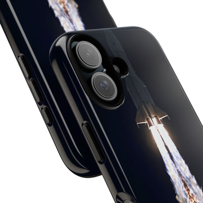 Obsidian Rocket Ascent · Tough Phone Case for iPhone