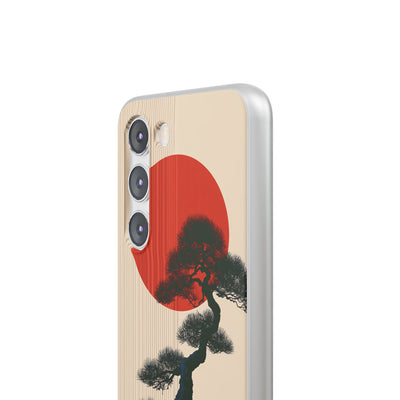 Beige Lite Phone Case for Samsung - Kyoto Crimson Pine