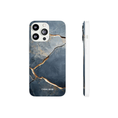 Jagged Vein Navy iPhone 13 Pro - Soft