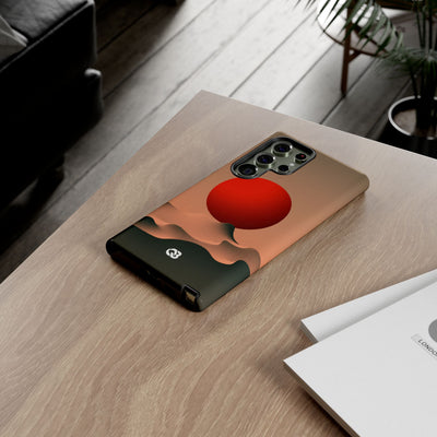 Crimson Sol Ridge · Tough Phone Case for Samsung · Red