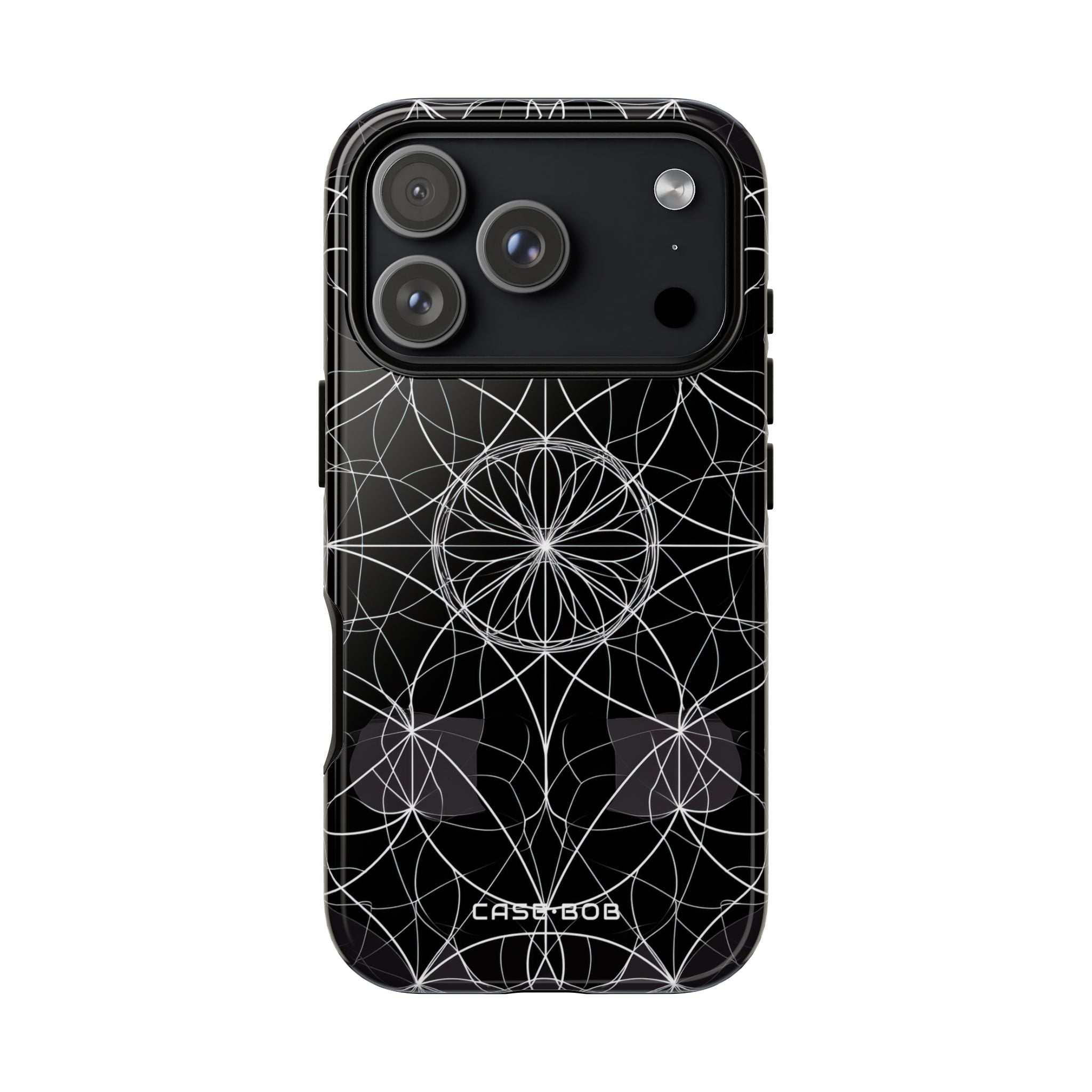 Radiant Petal Orbit iPhone 17 Pro Case - Tough - CASE•BOB