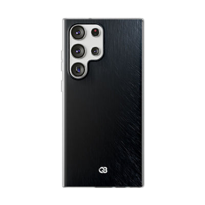 Brushed Obsidian Steel · Lite Phone Case for Samsung · Black