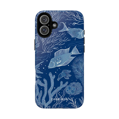 Whitefish Ripple iPhone 16 Plus Case - Tough