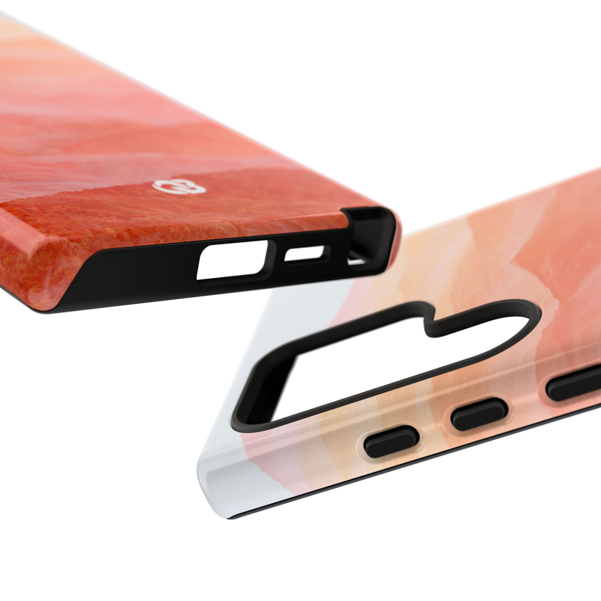 Alpenglow Ridge Vista · Tough Phone Case for Samsung · Orange