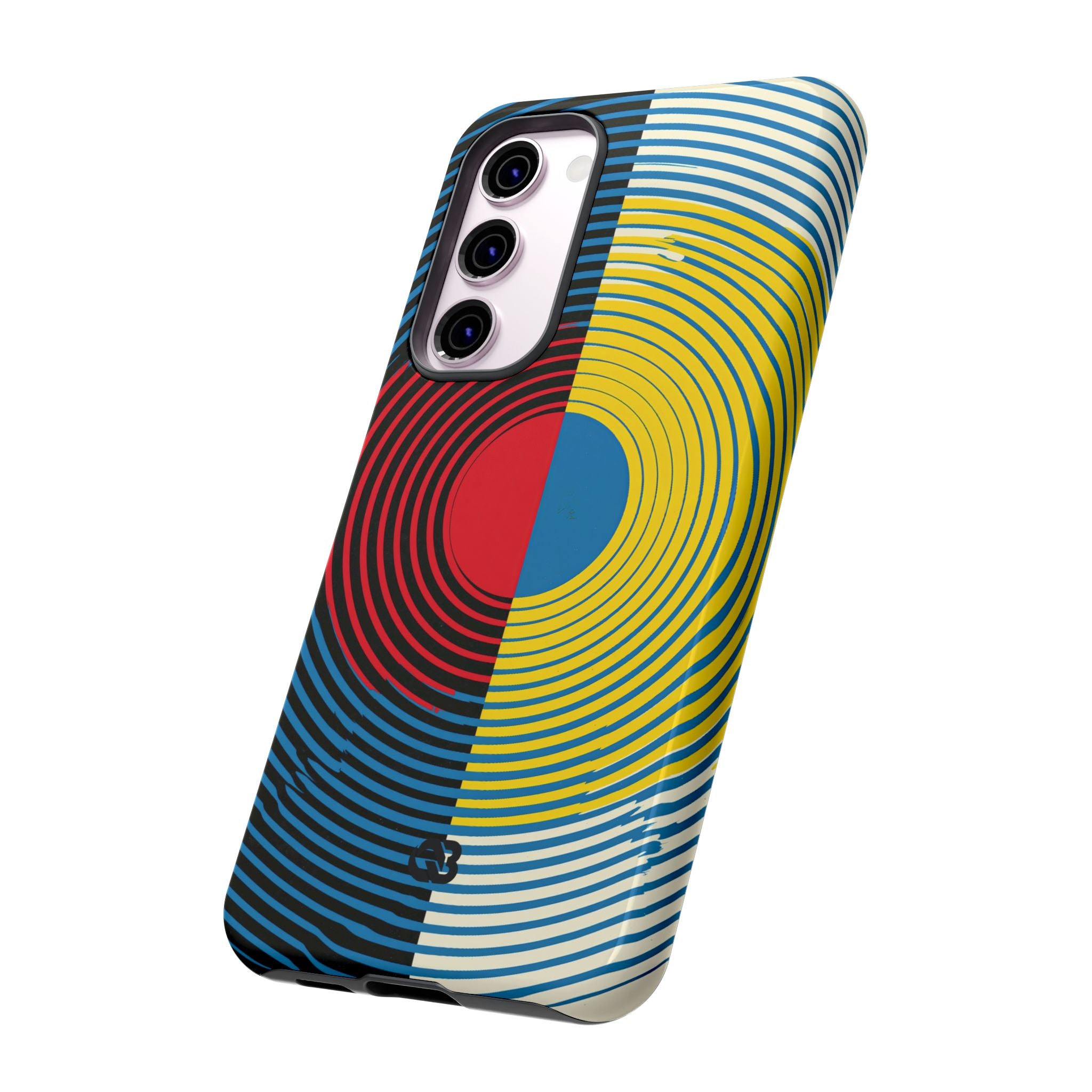 Blue Tough Phone Case for Samsung - Primary Circuit Orbit