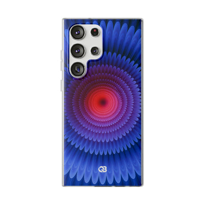 Radial Spectrum Bloom · Lite Phone Case for Samsung · Blue