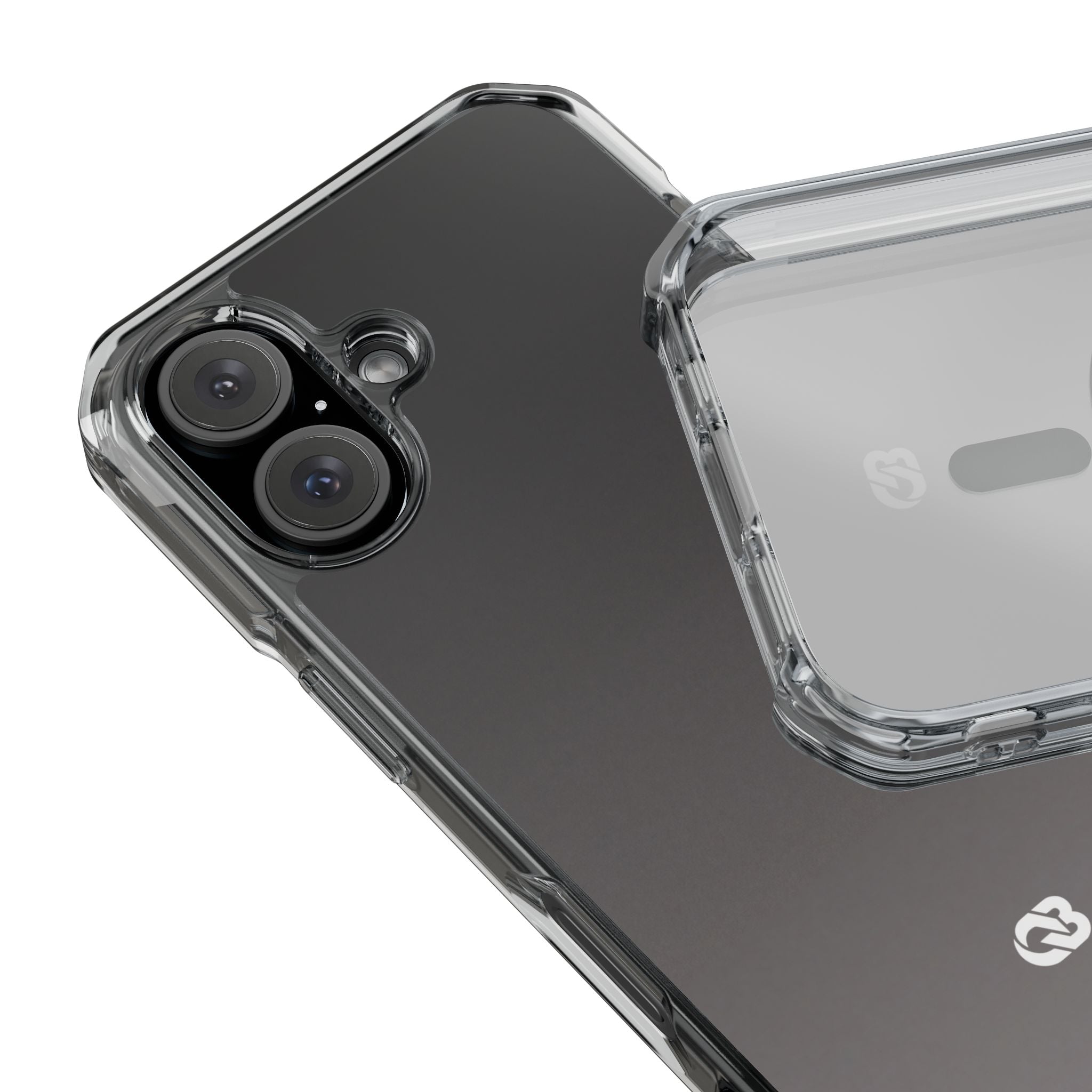 Grey Impact MagSafe Phone Case for iPhone - Obsidian Ash Fade