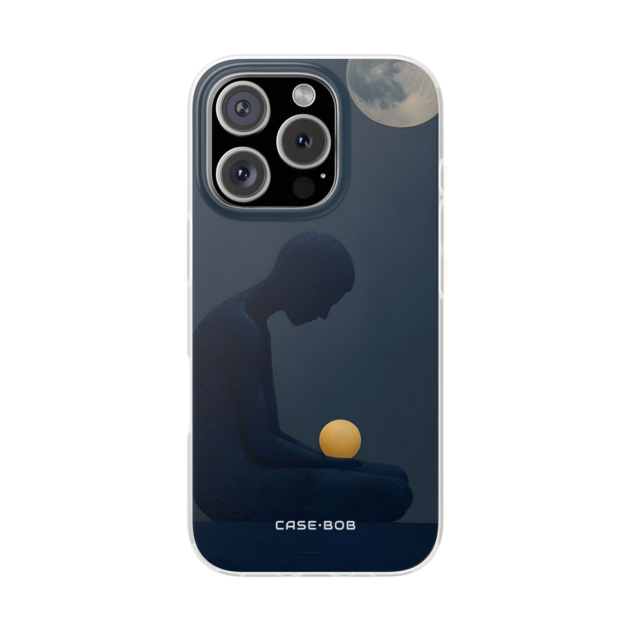 Moonlit Contemplation iPhone 16 Pro Case - Soft