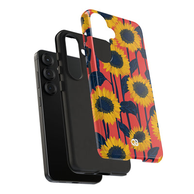 Solar Navy Bloom · Tough Phone Case for Samsung