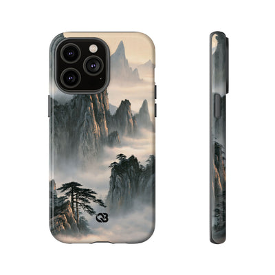 Sacred Mountain Mist · Tough Phone Case for iPhone · Beige