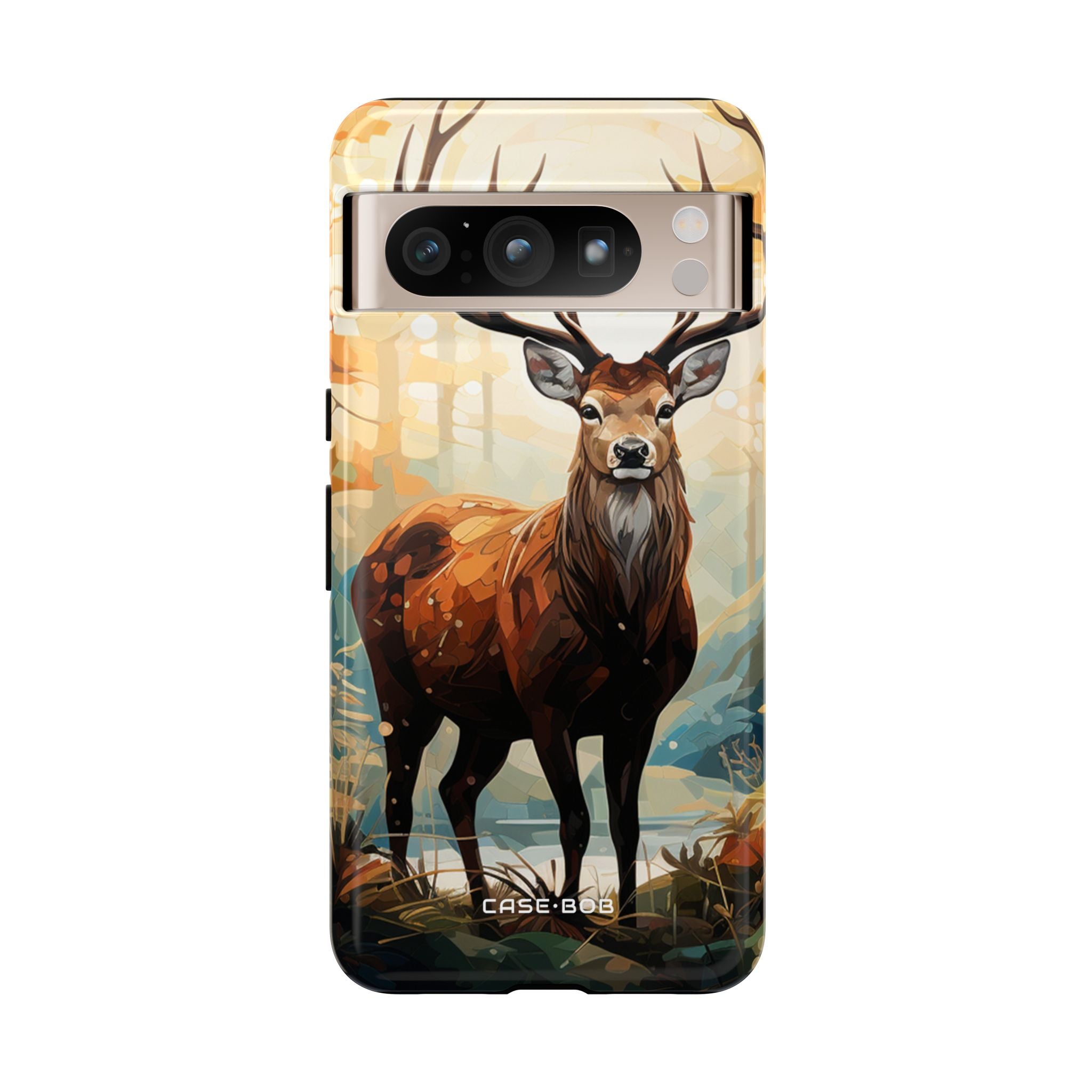 Glowing Stag Google Pixel 8 Pro Case - Tough - CASE•BOB