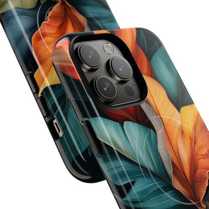 Tropischer Blattburst iPhone 14 Pro Max Case - Tough+