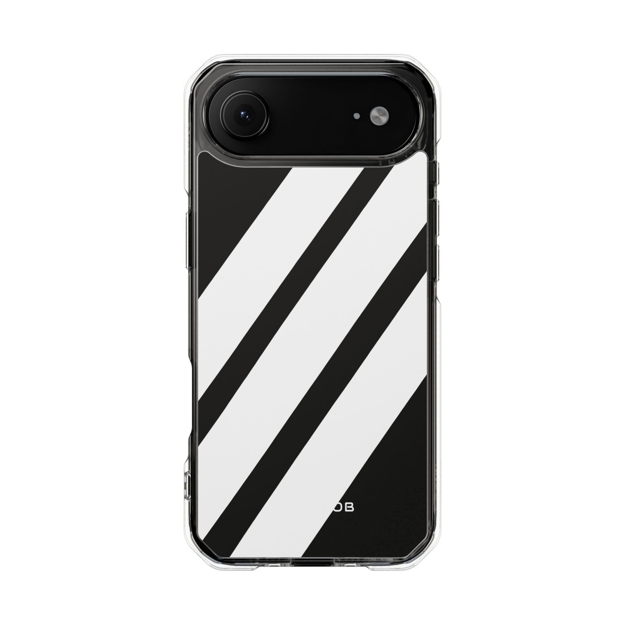 Diagonale banden contrast iPhone 17 Air Case - Impact