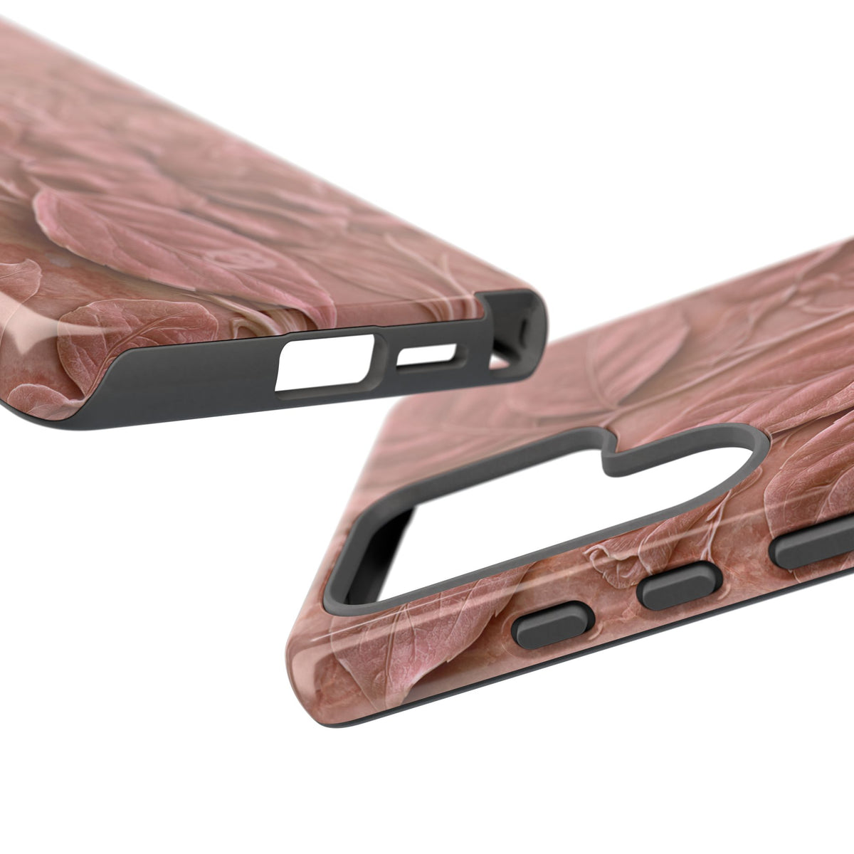 Blush Rose Relief · Tough Phone Case for Samsung · Pink
