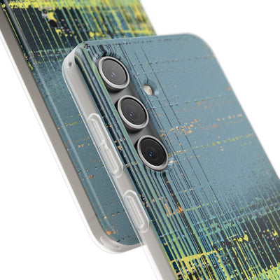 Acid Raster Circuit · Lite Phone Case for Samsung · Teal