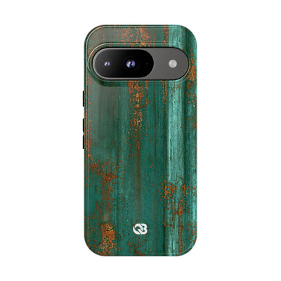 Oxidized Verdigris · Tough Phone Case for Pixel ·  Teal