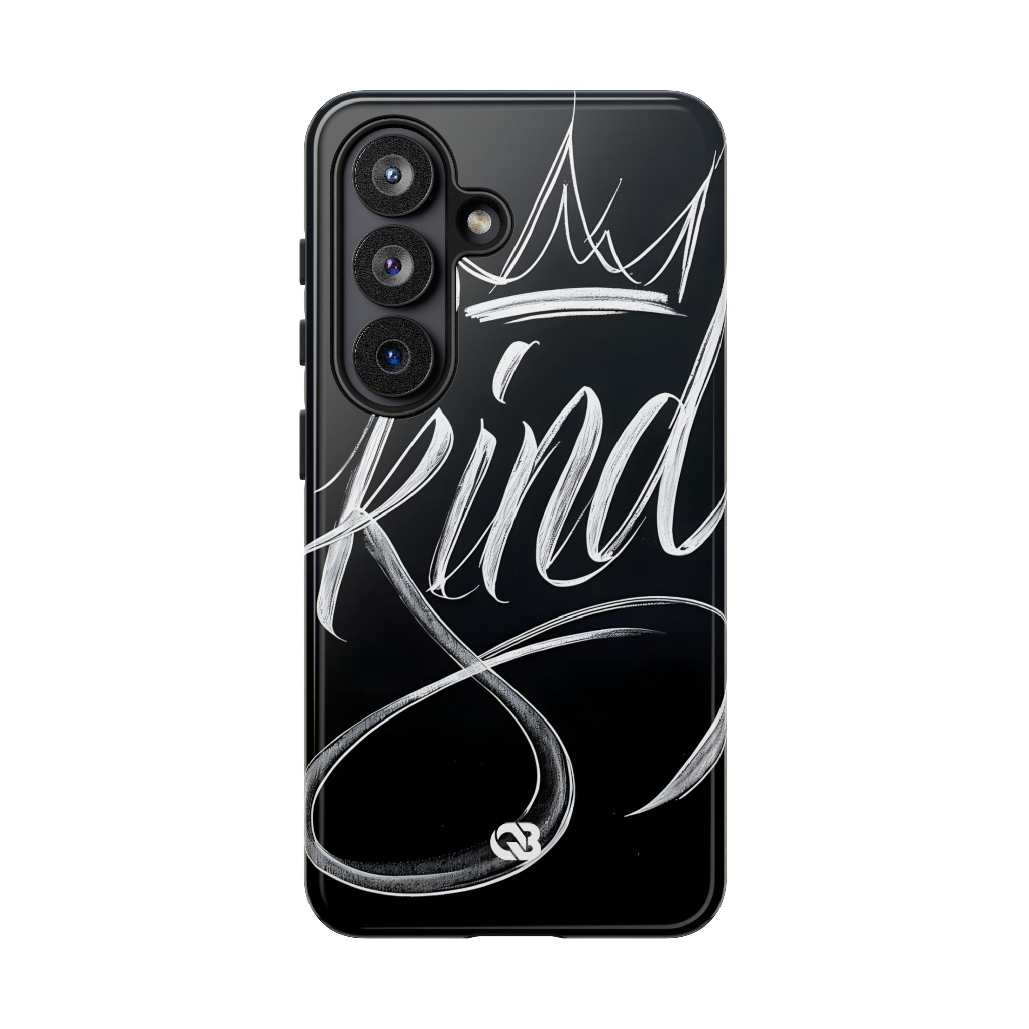Noir Crown Script · Custodia Tough per Samsung