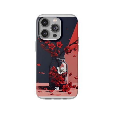 Crimson Blossom Jar · Soft Coque de téléphone pour iPhone