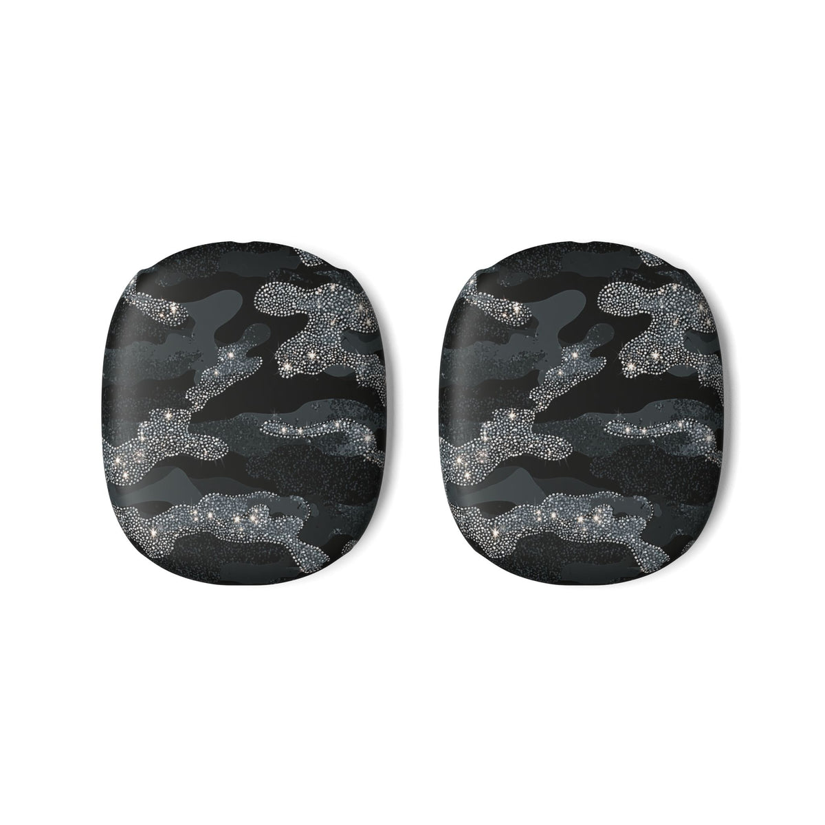 Glitter Shadow Camo · Hard Case for AirPods Max · Black