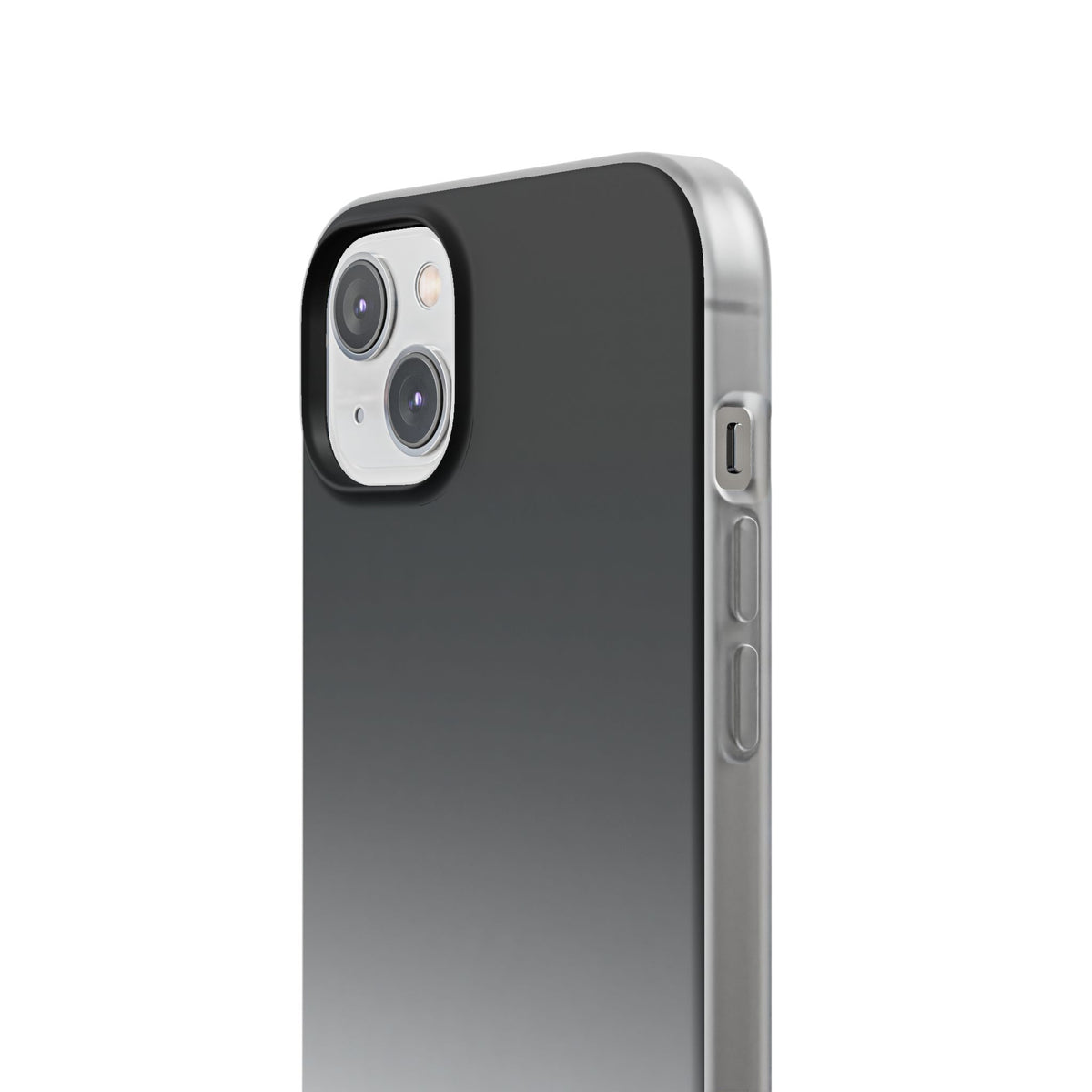 Noir Ombre Fade · Lite Phone Case for iPhone ·  Black