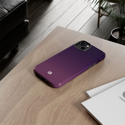 Purple Tough Phone Case for iPhone - Nocturnal Plum Fade