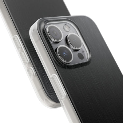 Black Lite Phone Case for iPhone - Brushed Obsidian Slate