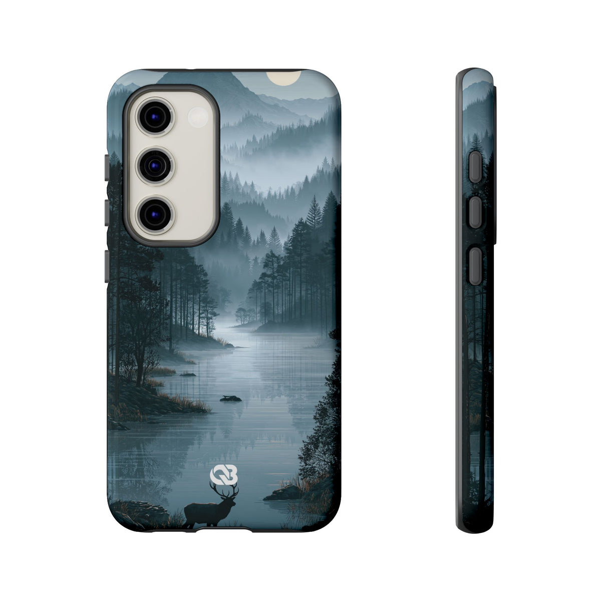 Silent Nordic Fjord · Tough Phone Case for Samsung · Blue
