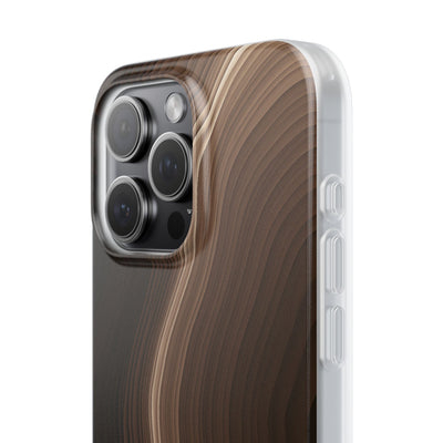 Umber Strata · Lite Phone Case for iPhone ·  Brown