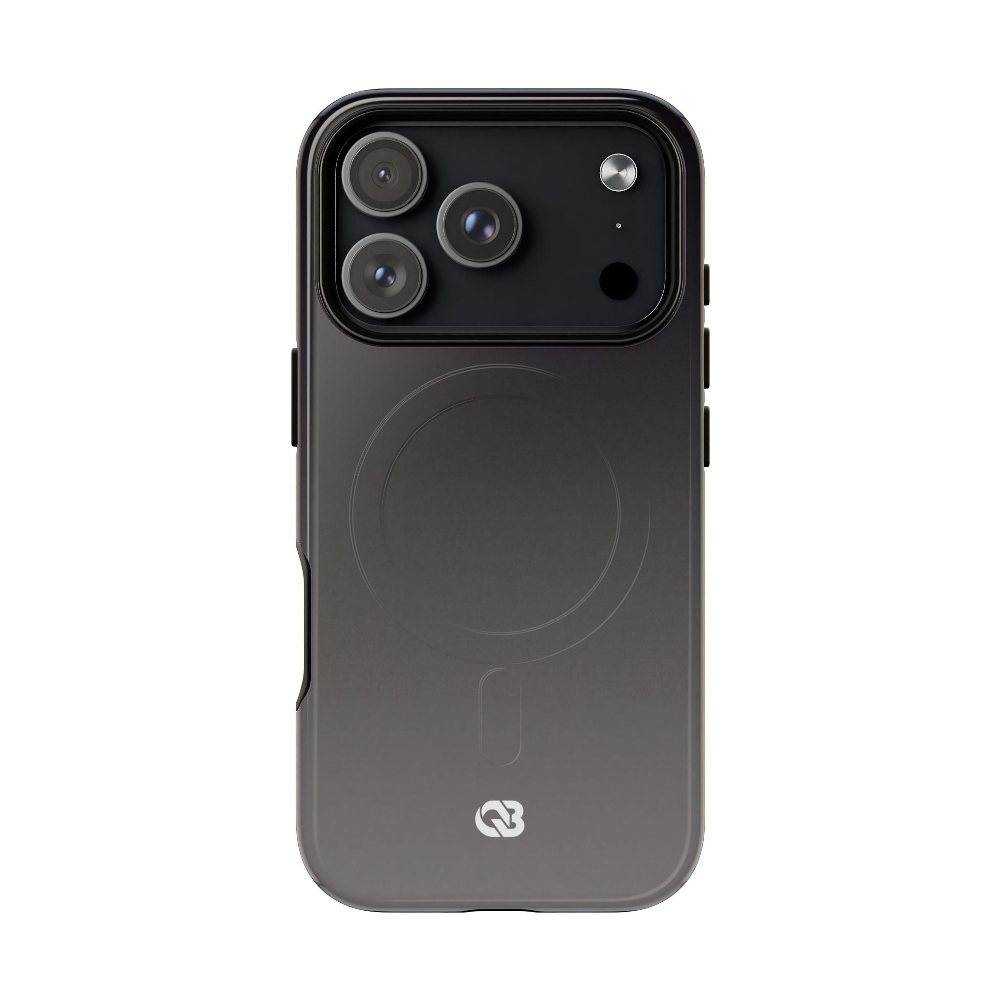 Grey Tough 2.0 Magsafe Phone Case for iPhone - Obsidian Ash Fade