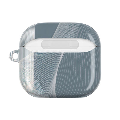 Slate Contour Drift · Hard Case for AirPods & AirPods Pro · Grey