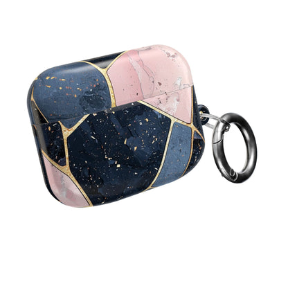 Golden Mosaic Navy - AirPods Cover