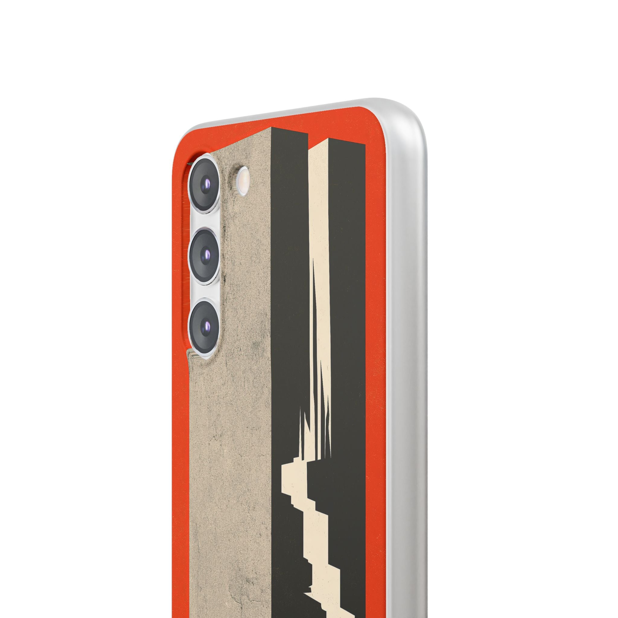 Orange Lite Phone Case for Samsung - Orange Monolith Rift