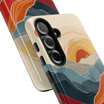 Auringonpaisteiset harjanteet Samsung S25 Plus -kova suojus