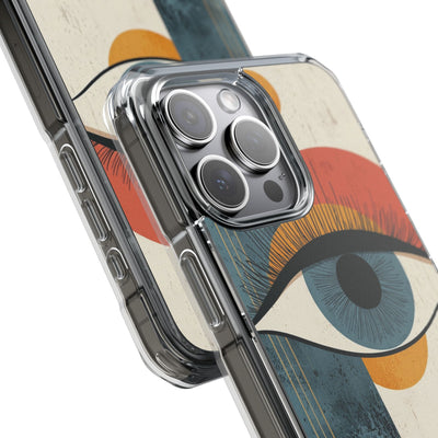 Distressed Azure Ocular · Impact Phone Case for iPhone · Magsafe