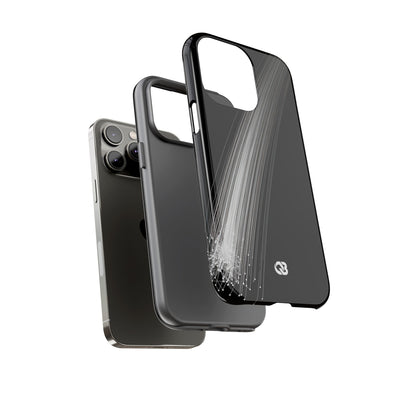Black Tough Phone Case for iPhone - Linear Velocity Beam