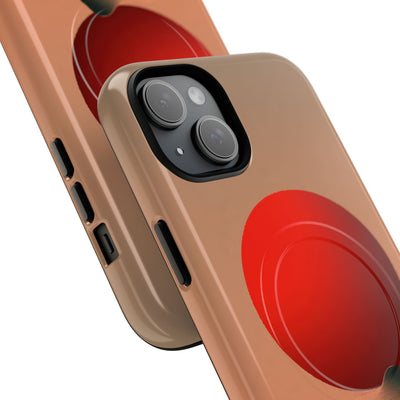 Crimson Sol Ridge · Tough 2.0 Magnetic Phone Case for iPhone · Red
