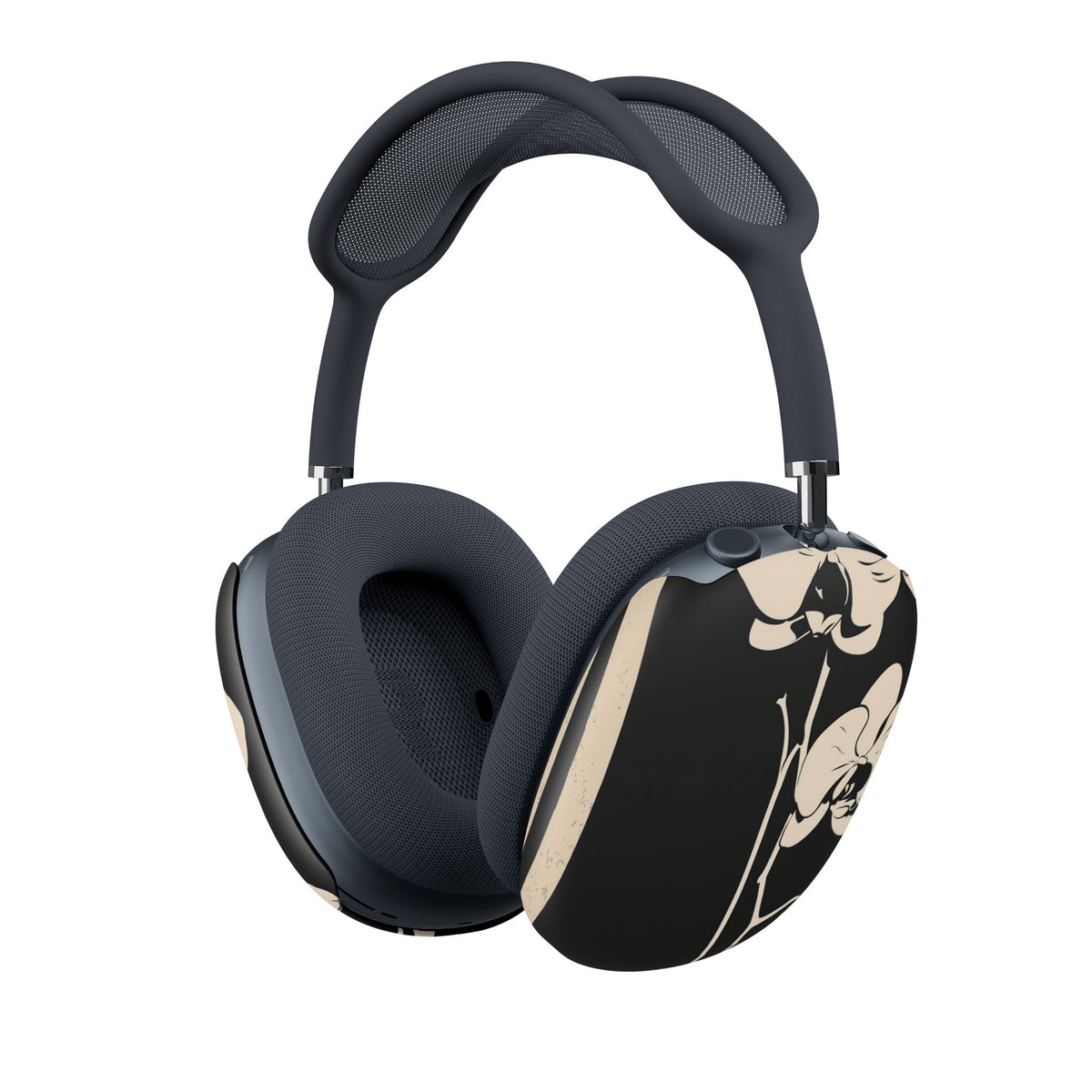 Nocturne Orchid · Hard Case for AirPods Max · Black