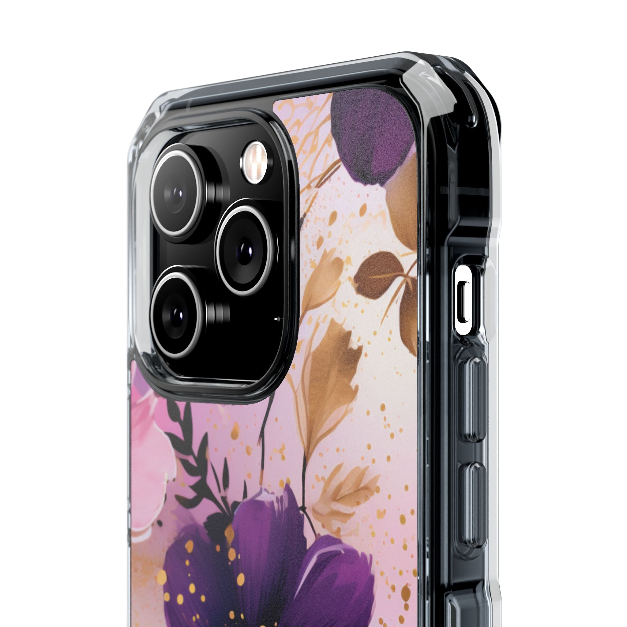 Gilded Violet Bloom · Impact Custodia per iPhone · Magsafe