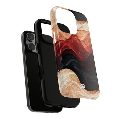 Ember Wave Dispersion · Tough Phone Case for iPhone · Red