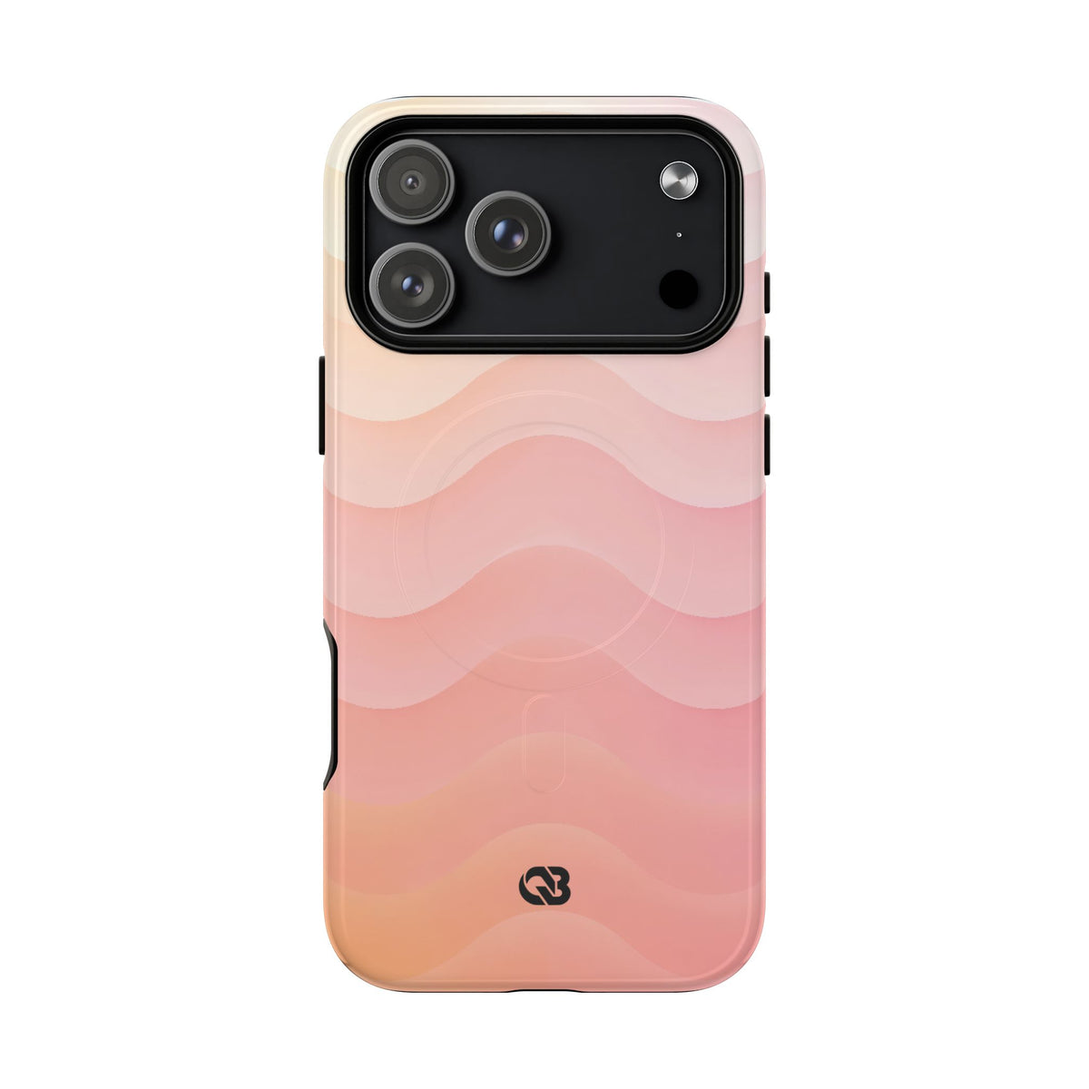 Blush Horizon Waves · Tough 2.0 Magnetic Phone Case for iPhone · Pink