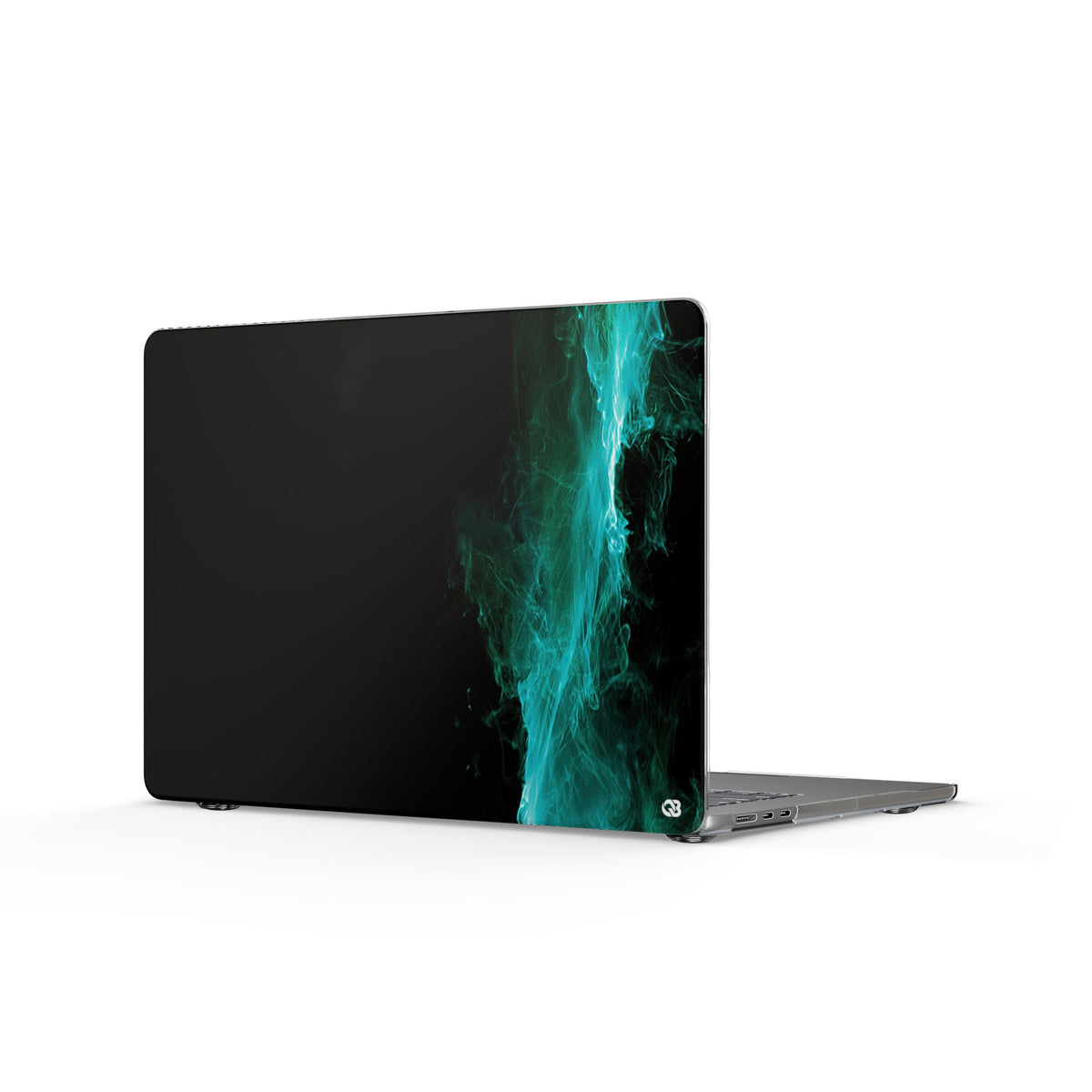 Luminous Plume · Clear Hard Case for MacBook · Teal