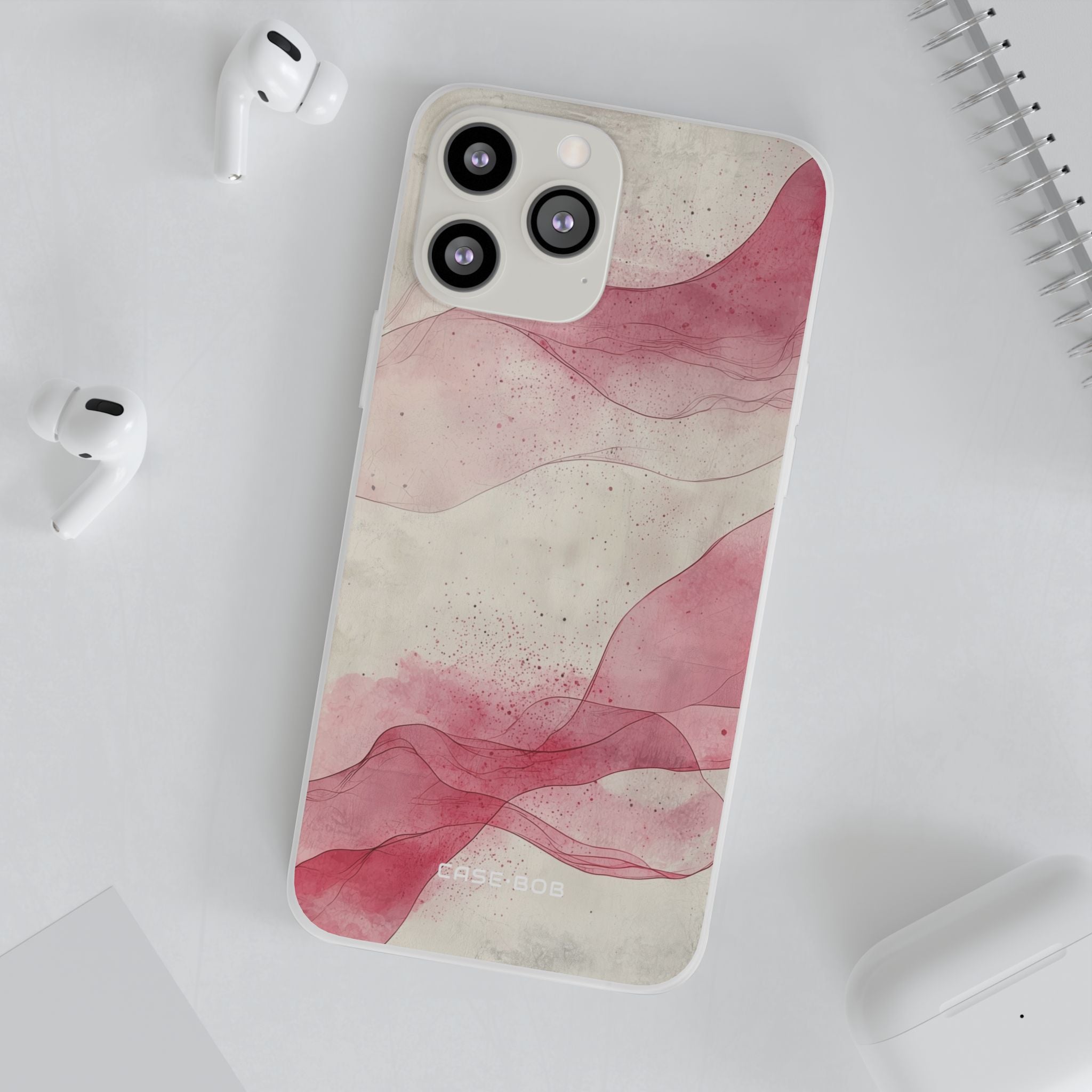 Crimson Waves iPhone 13 Pro Max - Soft