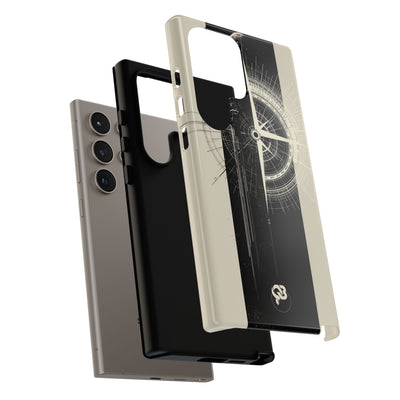 Beige Tough Phone Case for Samsung - Zenith Vector Spire