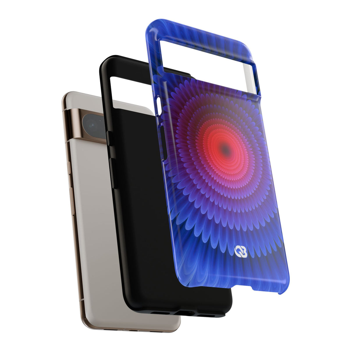 Radial Spectrum Bloom · Tough Phone Case for Pixel ·  Blue