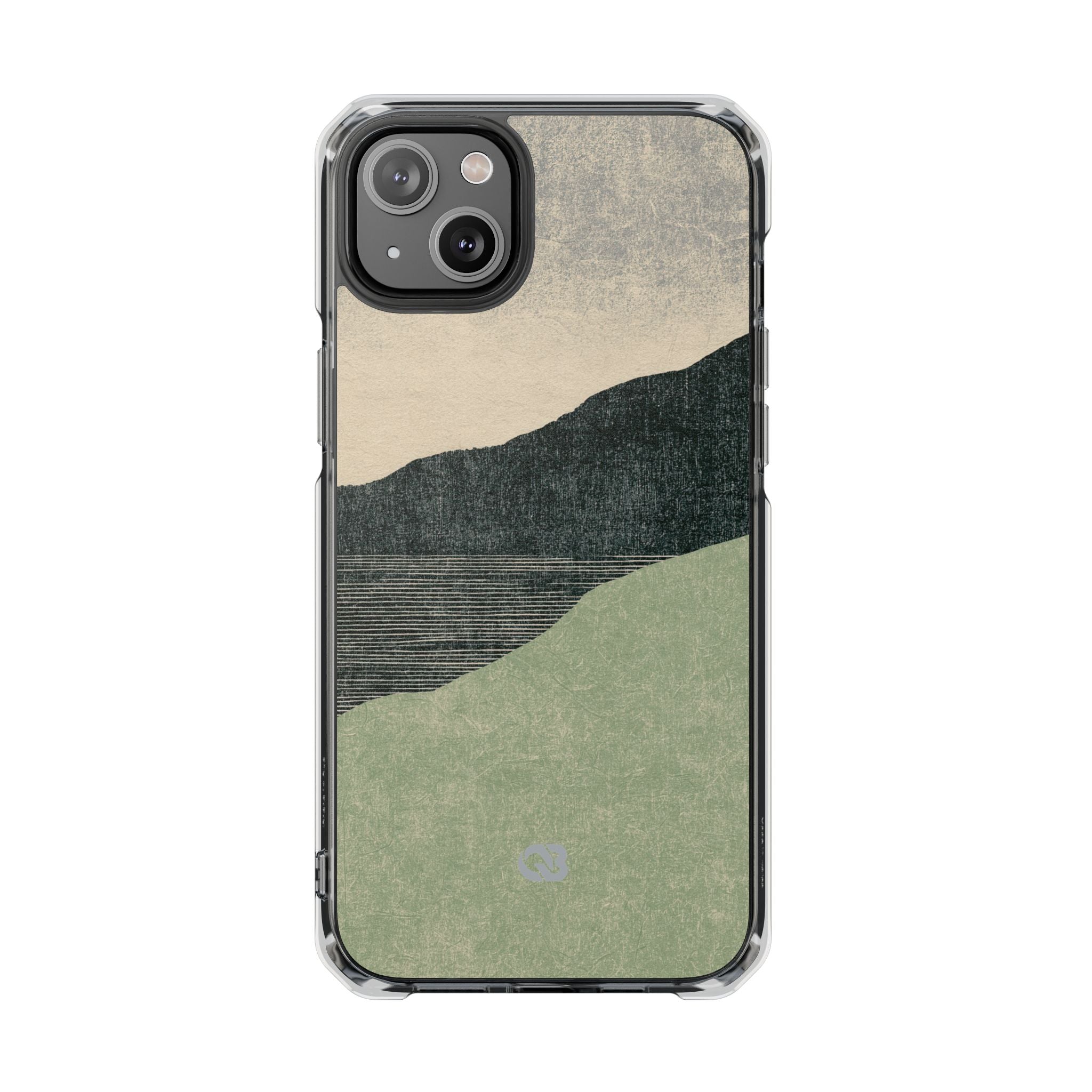 Green Impact MagSafe Phone Case for iPhone - Moss Ridge Grain