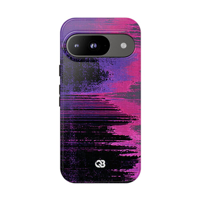 Neon Signal Shift · Tough Phone Case for Pixel ·  Purple