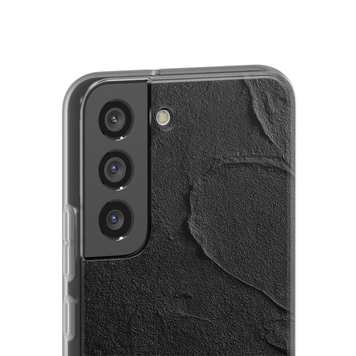 Obsidian Stucco Relief · Lite Phone Case for Samsung · Black
