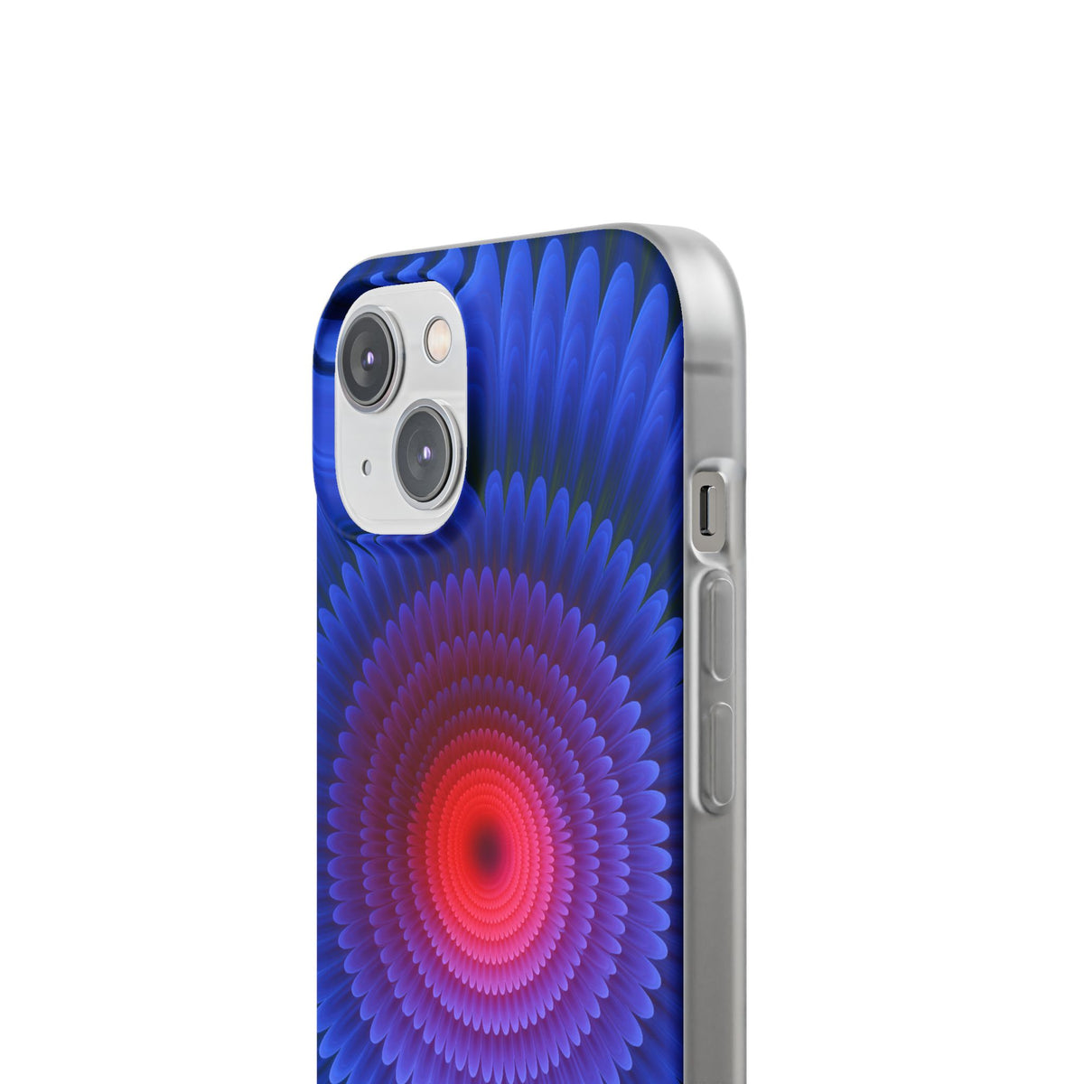 Radial Spectrum Bloom · Lite Phone Case for iPhone ·  Blue